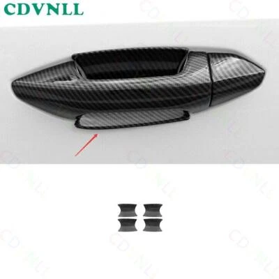 For Audi A3 S3 RS3 2022-2024 ABS Carbon Fiber Exterior Side Door Bowl Frame Trim - Imagem 1 de 4