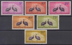REPUBLIQUE DE GUINEE : SERIE PINTADE N° 63/68 NEUVE * GOMME PETITE CHARNIERE - Imagen 1 de 1