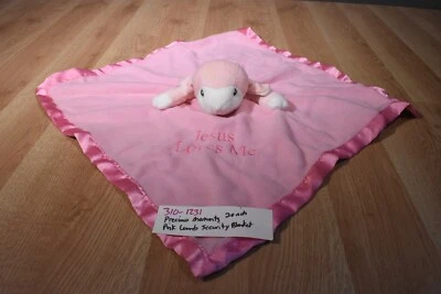 Precious Moments Pink Lamb 2008 Security Blanket(310-1231) - Image 1 of 4