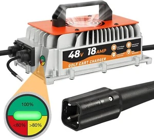 48V 18A Golf Cart Battery Charger for Yamaha G29 Drive & Drive 2 16 FT Cord - Picture 1 of 7