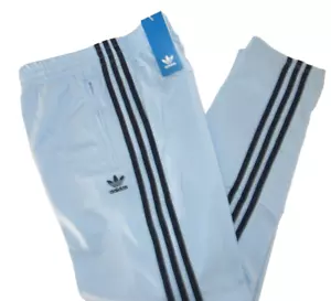 ADIDAS Originals Firebird YOUTH size L Blue/Navy 3-Stripes Track Pants Unisex - Picture 1 of 17