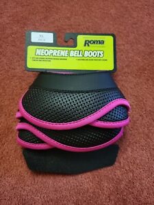 XL Bell Over Reach Boots Pink And Black New