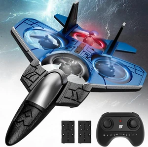 RC Fighter Airplane丨F-22 Raptor Mini Drone Remote Control Jet Plane Stunt Drone - Picture 1 of 7
