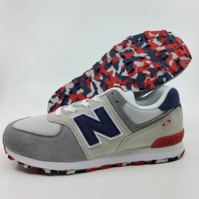 New Balance 574 Youth tamanho 4 feminino tamanho 5.5 sola de mármore GC574UJD novo na caixa - Imagem 1 de 4