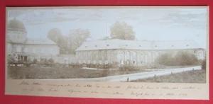 Orig. Foto Albumin Panorama Schloss Veltrusy Weltrus Böhmen Tschechien Adel 1894 - Bild 1 von 17