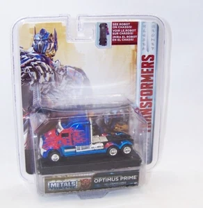 1:64 JADA HOLLYWOOD RIDES TRANSFORMERS LAST KNIGHT OPTIMUS PRIME TRUCK 98500 NIP - Picture 1 of 2