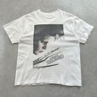 T-shirt film Edward Scissorhands 90S taille XL vintage blanc noir hauts hommes