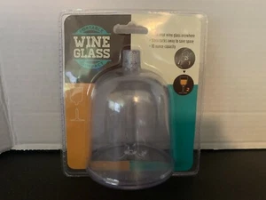 Bicchiere da vino compatto portatile nuovo sigillato capacità 10 oz - Foto 1 di 3