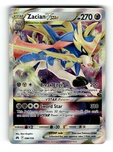 Zacian VSTAR - Crown Zenith - 096/159 - Holo - NM - Pokemon TCG - Picture 1 of 2