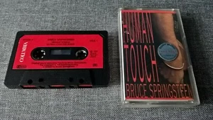 BRUCE SPRINGSTEEN - HUMAN TOUCH . Cassette Tape. - Picture 1 of 2