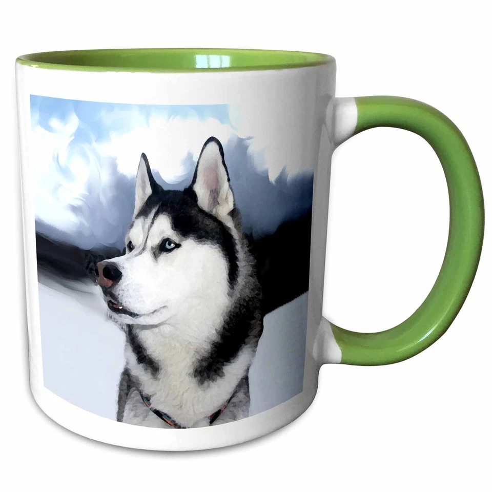 Taza Husky Siberiano 3dRose Foto 1 de 1