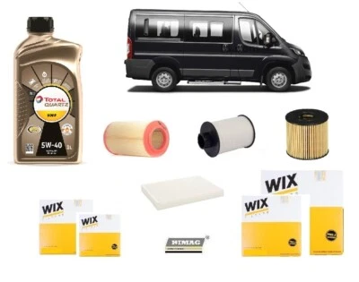 RENAULT Kit Filtri Tagliando + Olio per Peugeot Boxer Furgonato III 2.2 HDi 88 Kw 120 Hp