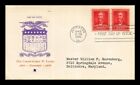 DR JIM STAMPS US COVER DR CRAWFORD LONG FAMOUS AMERICANS FDC PAIR UNSEALED