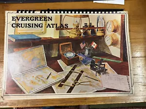 VINTAGE EVERGREEN CRUISING ATLAS QUEEN CHARLOTTE SOUND TO OLYMPIA 1978 - Imagen 1 de 4