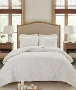 Madison Park Bahari Queen 3-Pc. Tufted Cotton Chenille Palm Comforter Set