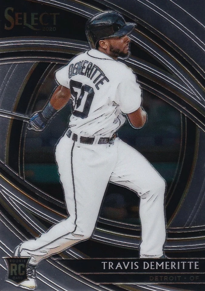 2020 SELECT PREMIER RC TRAVIS DEMERITTE DETROIT TIGERS ROOKIE - P7844 - Image 1 of 2