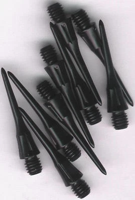 TON JUNKIE DARTS 2ba Black Spike Alloy Dart Points: 3 per order