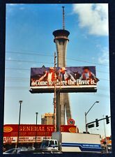 Small Colour Photo Print Stratosphere Tower Las Vegas Strat REPRINT 1992 ? 