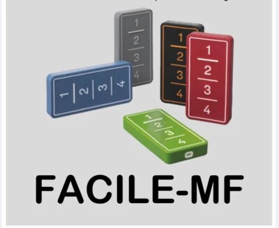 BEB SMARTHOME Telecomando 1 Pezzo TX 4 Canali Facile-MF TX4 Multifrequenza Rolling Code