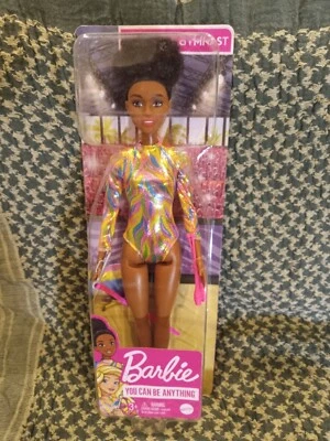 Mattel Barbie Career RHYTHMIC GYMNAST African American Doll (DVF50 GTW37) R - Image 1 of 2