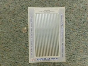 Microscale decals O HO S PS-4 /1/8 1/8" wide silver parallel stripes TTT - Picture 1 of 1