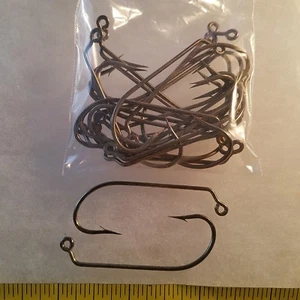 25 GANCHOS DE PLANTILLA FUERTES DE COLECCIÓN 5/0 MUSTAD 60 GRADOS 3X - Imagen 1 de 4
