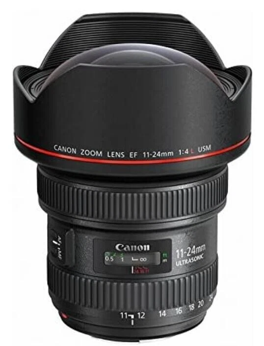 Canon lente ultra gran angular EF11-24mm F4L USM compatible de tamaño completo - Imagen 1 de 1
