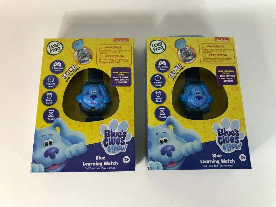 Leap Frog Blue Learning Watch lot of 2 - Image 1 of 4