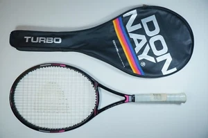 NUEVA RAQUETA DE TENIS DONNAY TURBO SUPER MID VINTAGE 4 3/8 L3 EU3 hecha con kevlar - Imagen 1 de 11