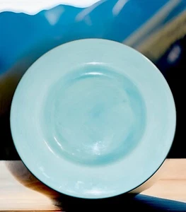 Target Home HandPainted American Simplicity Teal Blue Stoneware Dinner Plate - Picture 1 of 9