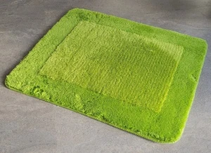 Simply Kiwi/ Kiwigrün Badteppich Badematte Vorleger 55x65cm. - Bild 1 von 6