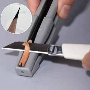 Sharpener Base Eyebrow Sharpening Slot Pencil Flattening Tool Makeup Profiler - Picture 1 of 12
