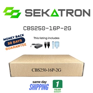 ♻️ Cisco CBS250-16P-2G 16-Port Gigabit PoE Smart Switch with 2x SFP Uplinks - Picture 1 of 2