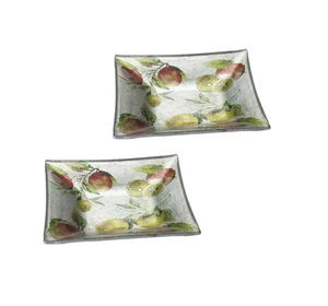Quadratische Schalen Fresh Fruits im Zitronen und Orangendesign 2  - Imagen 1 de 2