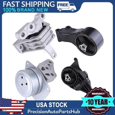 Montaje de motor y transmisión de 4 piezas para Cadillac SRX 3,6 L tracción delantera 2012 2013 2014-2016 Foto 1 de 4