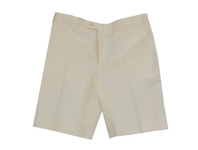 $525 Brioni Cream Solid Shorts -  - 32/48 - (BR610251) - Imagem 1 de 4