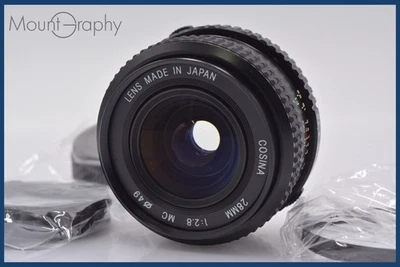 【Casi Como Nuevo】 COSINA 28mm F2.8 MC con Tapa y Filtro Para OM De Japón #mj4387 Foto 1 de 4