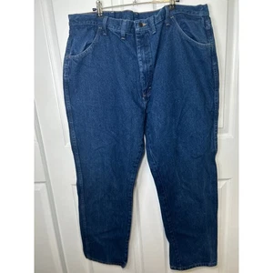 Vintage Rustler Jeans 87619PW 44x30 Blue Denim Made Mexico 100% Cotton Y2K Dark - Picture 1 of 6