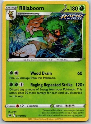 Rillaboom - SWSH277 SWSH: Sword & Shield Promo Cards NM - Image 1 of 2