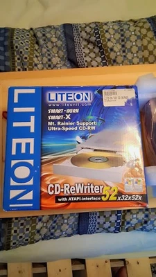 LITE-ON Smart-Burn Smart-X Mt. Rainier Support UltraSpeed CD-RW CD-ReWriter 52x - Image 1 of 4