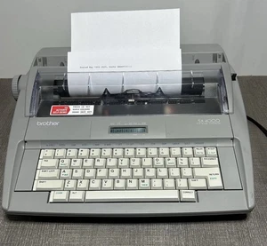 Máquina de escribir electrónica Brother SX-4000 pantalla LCD portátil probada funciona - Imagen 1 de 5