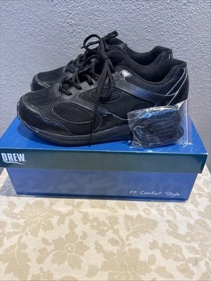 Drew Flare Orthopedic Shoes Women's 13 Extra Wide Black Sneaker Comfort 10285-19 - Image 1 of 4