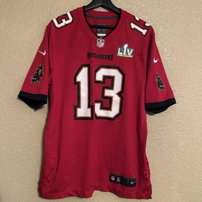 Parche Mike Evans #13 Tampa Bay Buccaneers Nike Super Bowl LV 55 usado talla grande Foto 1 de 4