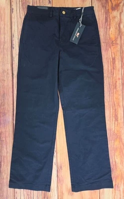 Vineyard Vines Boys Classic Fit Club Pant 16 Navy Blue Cotton 28x28 - Image 1 of 4