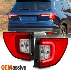 For 19-21 Honda Pilot LX/ EX/ EX-L/ Elite/Touring LED Red Tail Lights Outer Pair - Picture 1 of 8