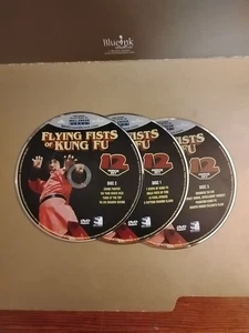Flying Fists of Kung Fu: 12 Movie Set (2013) DVD 70s & 80s Kung-Fu 3-Disc - Imagen 1 de 1