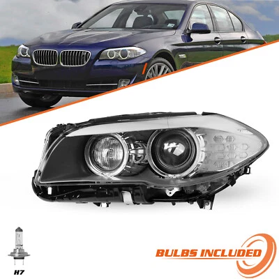 HID Headlight w/Adaptive For 2011-2013 BMW 5 Series 528i 535i Headlamp Left Side - Image 1 of 4