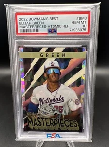 Elijah Green 2022 Bowman's Best Masterpieces Atomic Refractor PSA 10 Pop 2 🔥 - Picture 1 of 4