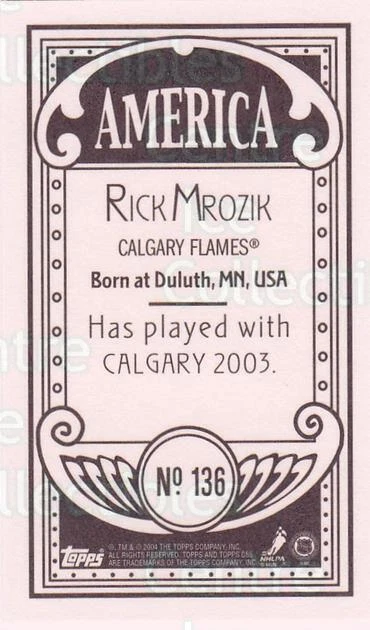 2003-04 Topps C55 Minis American #136 Rick Mrozik - Image 1 of 1