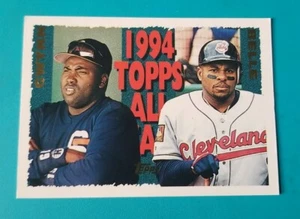 1995 Topps #389 ALBERT BELLE & TONY GWYNN All Stars Indians Padres Nice LOOK - Picture 1 of 2